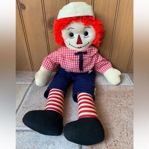 Vintage Handmade Raggedy Andy19” Doll